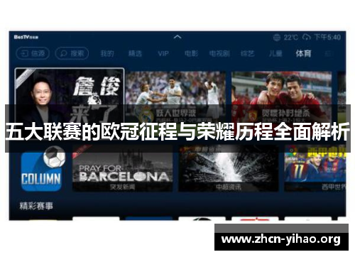五大联赛的欧冠征程与荣耀历程全面解析